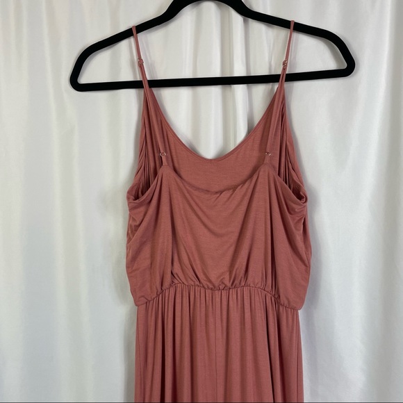 Lulu's Watch The Sunset Rusty Rose Maxi Dress Medium - Picture 9 of 13